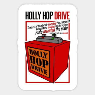 The Holly Hop Drive Sticker